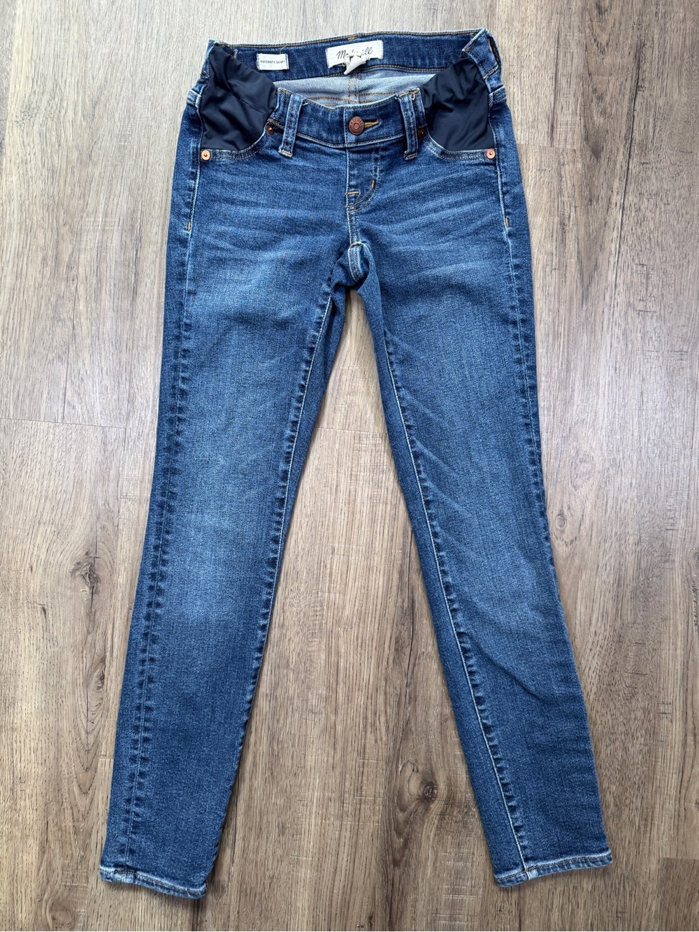 Madewell Maternity Skinny Jeans Medium Wash Size 23